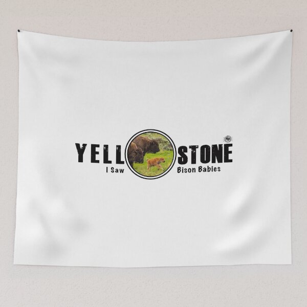 Item preview, I Saw Bison Babies, Yellowstone National Park - bison babies designed and sold by SmyrnaBuffalo.