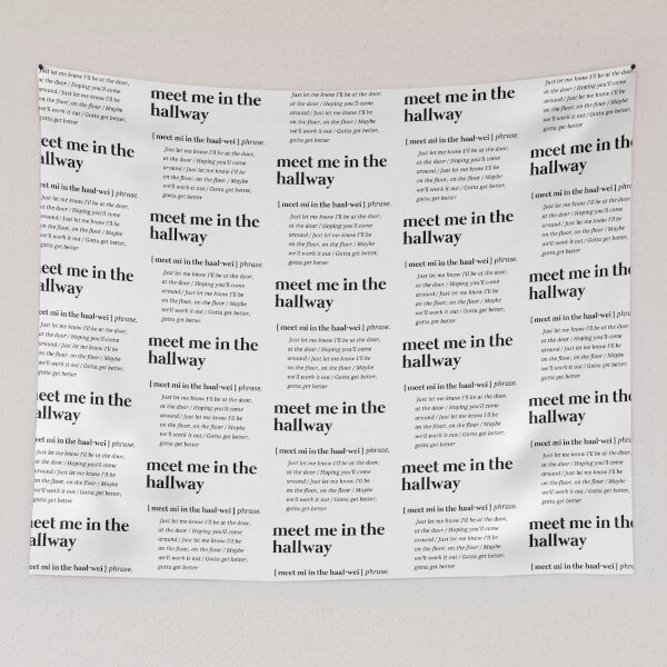 Item preview, meet me in the hallway by harry styles designed and sold by arabelaa.
