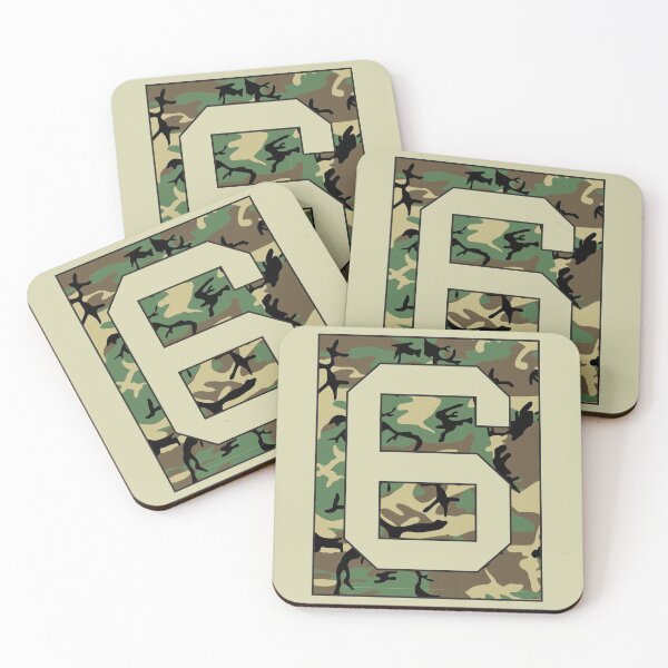 Item preview, Number "6" Military Camo Stencil font designed and sold by 65 MCMLXV.