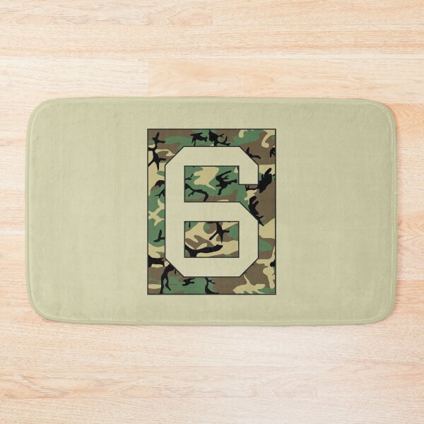 Item preview, Number "6" Military Camo Stencil font designed and sold by 65 MCMLXV.