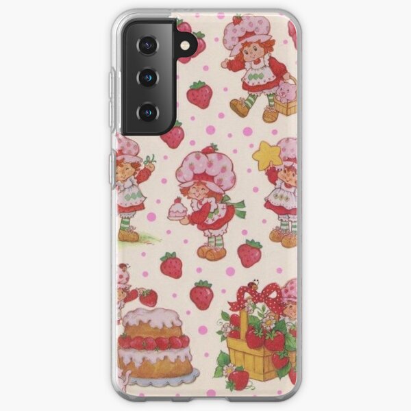 vintage strawberry shortcake Samsung Galaxy Soft Case