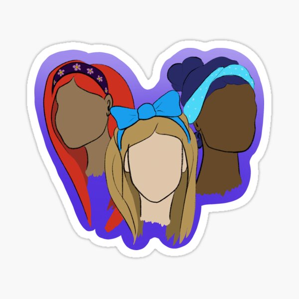 Faceless Trio Sticker