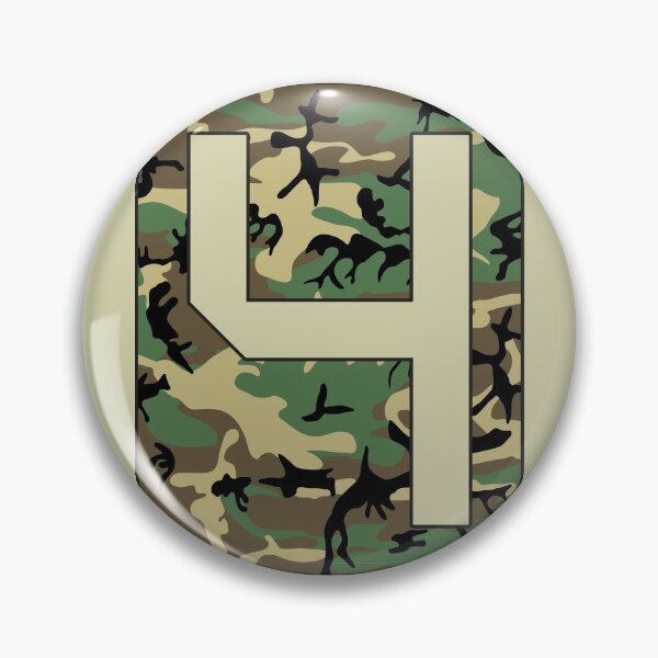 Item preview, Number "4" Military Camo Stencil font designed and sold by 65 MCMLXV.