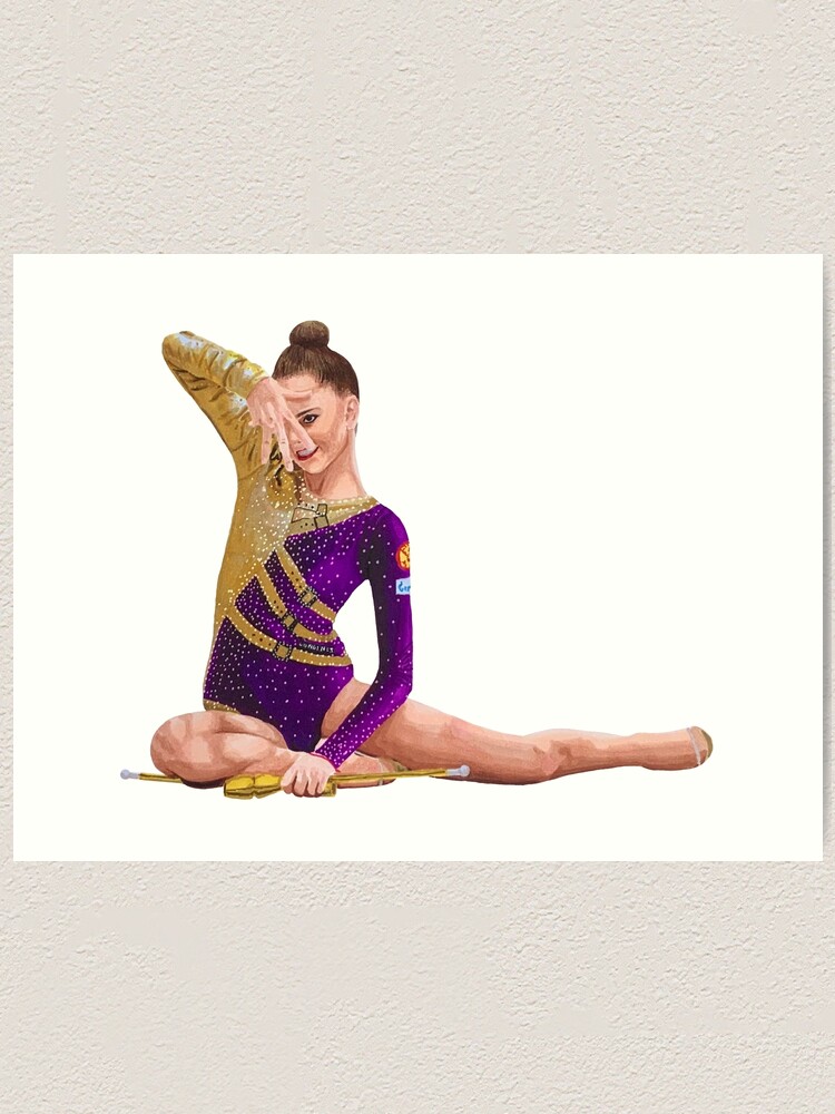 Rhythmic Gymnastics Anastasia Salos Hoop Poster for Sale by