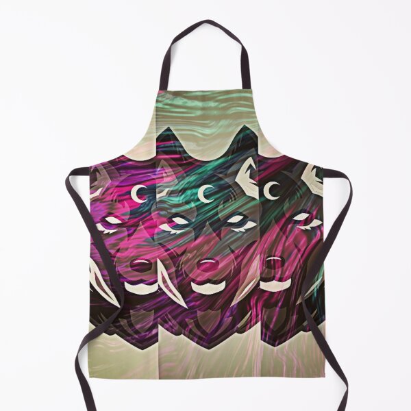 Item preview, Multicoloured wolf with abstract background designed and sold by Simi2020.