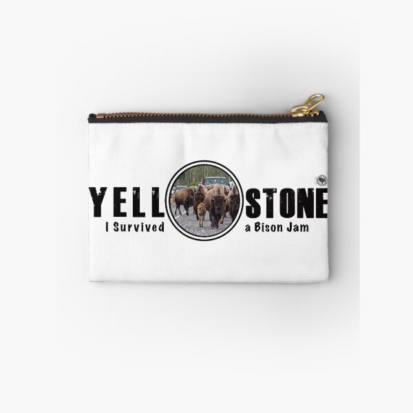 Item preview, I Survived a Bison Jam, Yellowstone National Park - bison designed and sold by SmyrnaBuffalo.