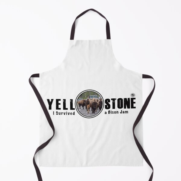 Item preview, I Survived a Bison Jam, Yellowstone National Park - bison designed and sold by SmyrnaBuffalo.
