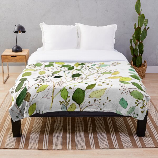 Item preview, Eucalyptus greenery watercolor  designed and sold by Sue Zipkin.