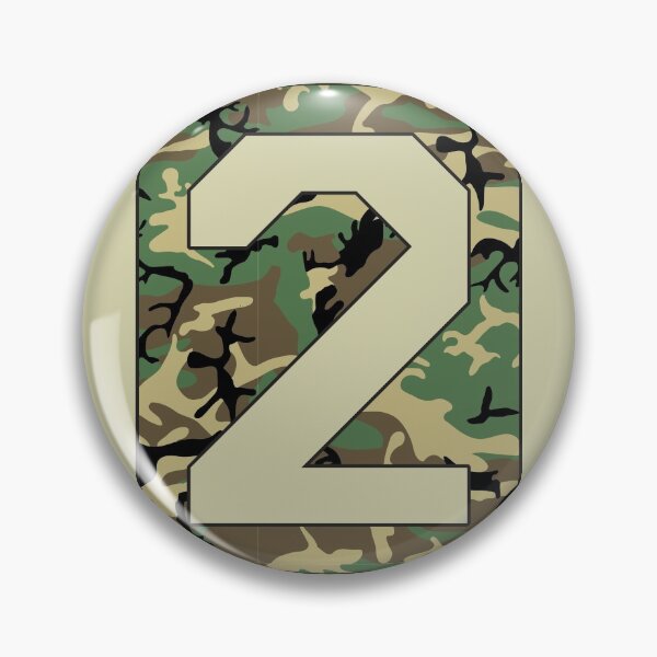 Item preview, Number "2" Military Camo Stencil font designed and sold by 65 MCMLXV.