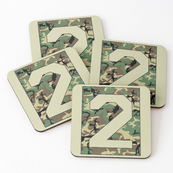 Item preview, Number "2" Military Camo Stencil font designed and sold by 65 MCMLXV.