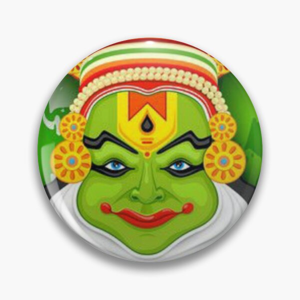 Item preview, Green face kathakali dancer full designed and sold by Sovik Goswami.