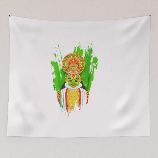 Item preview, Green face kathakali dancer full designed and sold by Sovik Goswami.