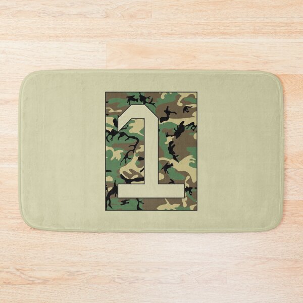 Item preview, Number "1" Military Camo Stencil font designed and sold by 65 MCMLXV.