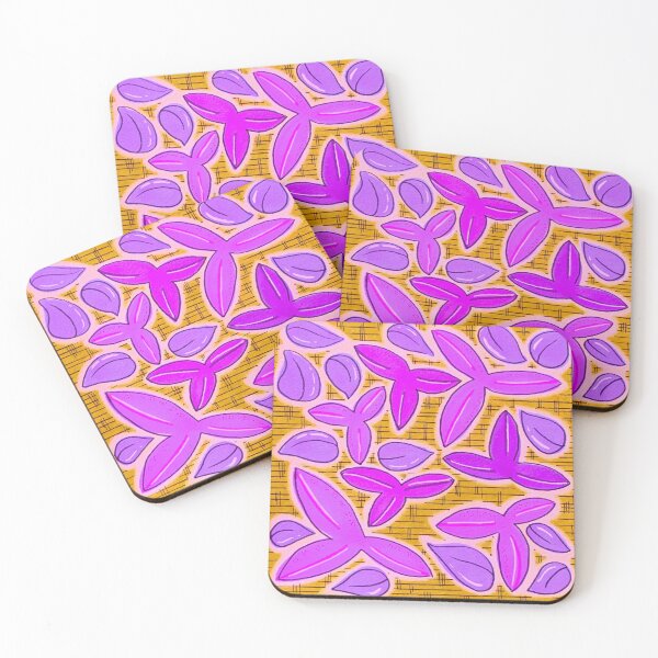Item preview, YellowTiki Leaves Retro Style designed and sold by Amelia Dean.