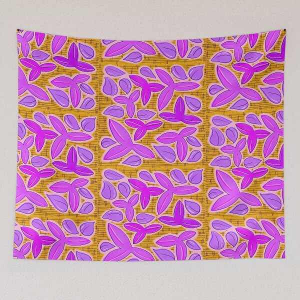 Item preview, YellowTiki Leaves Retro Style designed and sold by Amelia Dean.