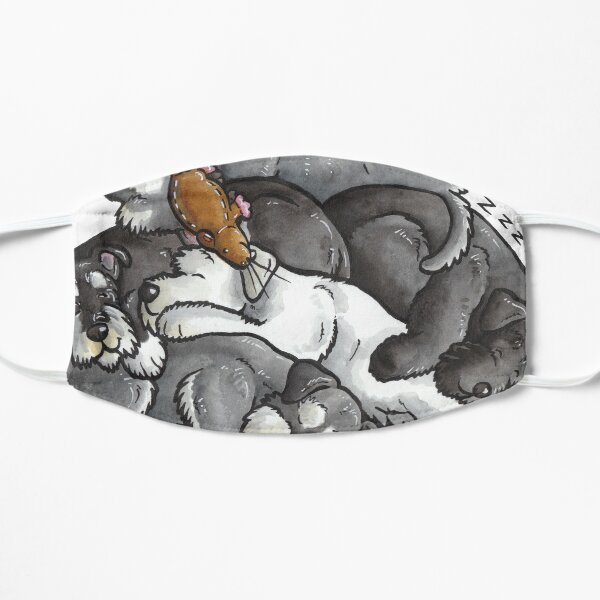 Miniature Schnauzer - sleeping pile Mask