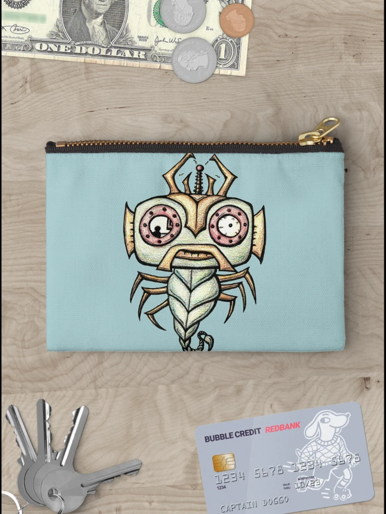 Thumbnail 3 of 4, Zipper Pouch, Fish Bug Bot designed and sold by plotDriving-NPC.