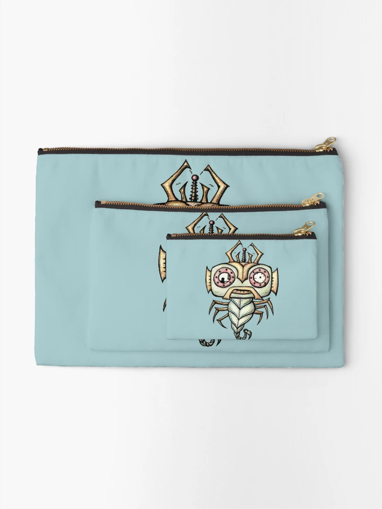 Thumbnail 2 of 4, Zipper Pouch, Fish Bug Bot designed and sold by plotDriving-NPC.