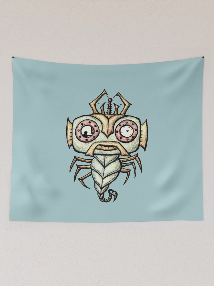 Thumbnail 2 of 3, Tapestry, Fish Bug Bot designed and sold by plotDriving-NPC.