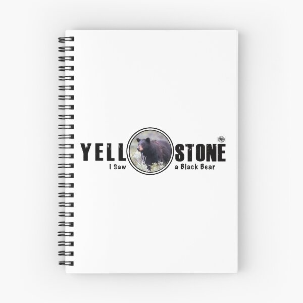 Item preview, I Saw a Black Bear, Yellowstone National Park - black bear designed and sold by SmyrnaBuffalo.