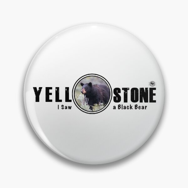 Item preview, I Saw a Black Bear, Yellowstone National Park - black bear designed and sold by SmyrnaBuffalo.