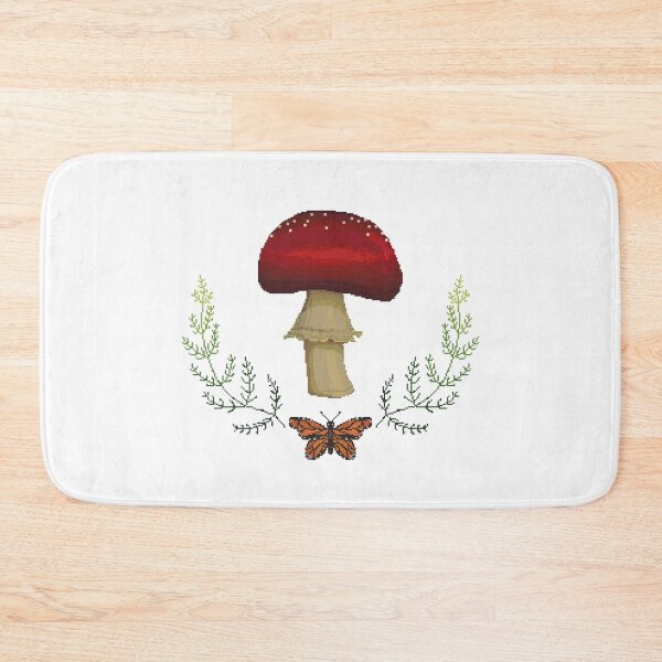 Item preview, Fly Agaric Butterfly Pixel Graphic designed and sold by Chillcrafting.