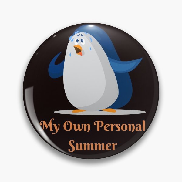 Item preview, My Own Personal Summer- Funny Overheated Blue Penguin  designed and sold by Trendi61.