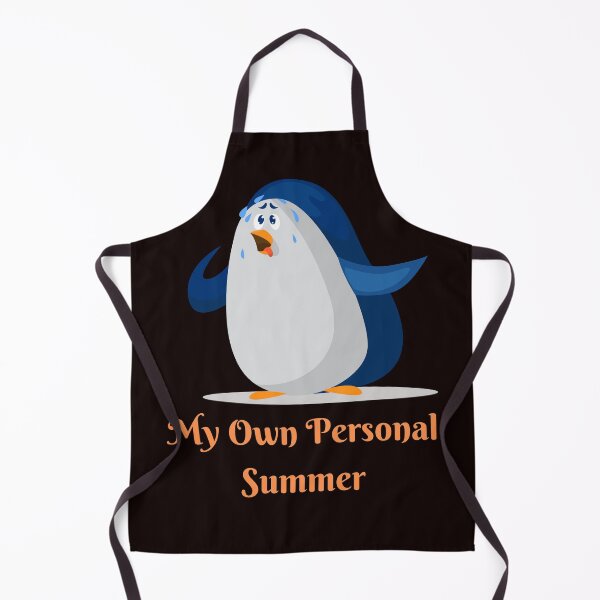Item preview, My Own Personal Summer- Funny Overheated Blue Penguin designed and sold by Trendi61.