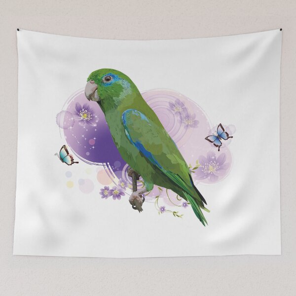 Item preview, spectacled parakeet designed and sold by obscurite.