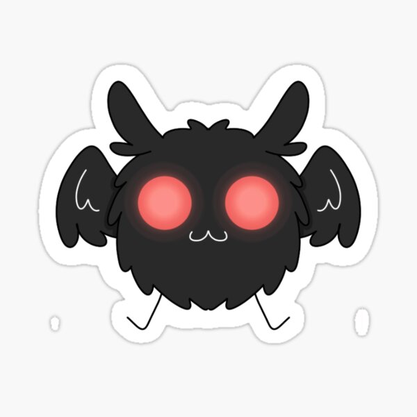 chibi mothman Sticker