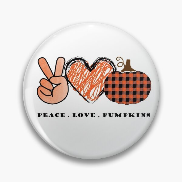 Item preview, Peace Love and Pumpkins designed and sold by The Tilted Flamingo.