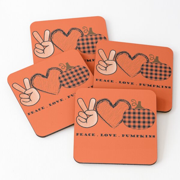 Item preview, Peace Love and Pumpkins designed and sold by The Tilted Flamingo.