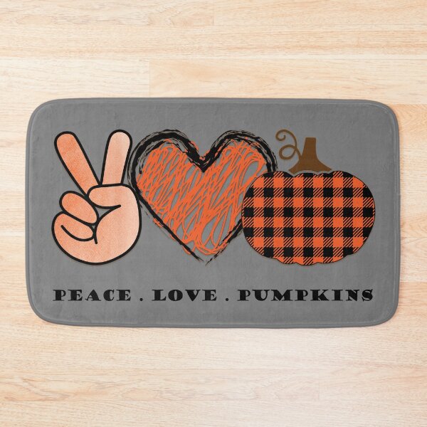 Item preview, Peace Love and Pumpkins designed and sold by The Tilted Flamingo.
