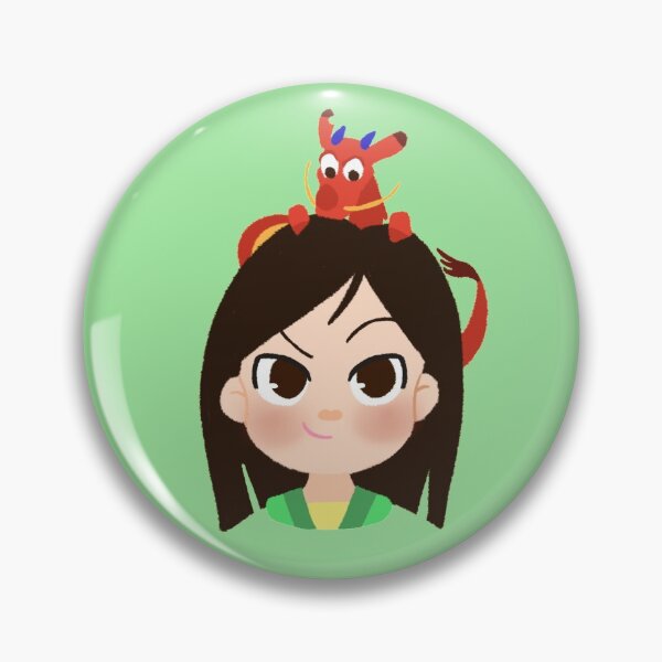 Artikelvorschau, Mulan und Mushu entworfen und verkauft von Jessica Villalobos.