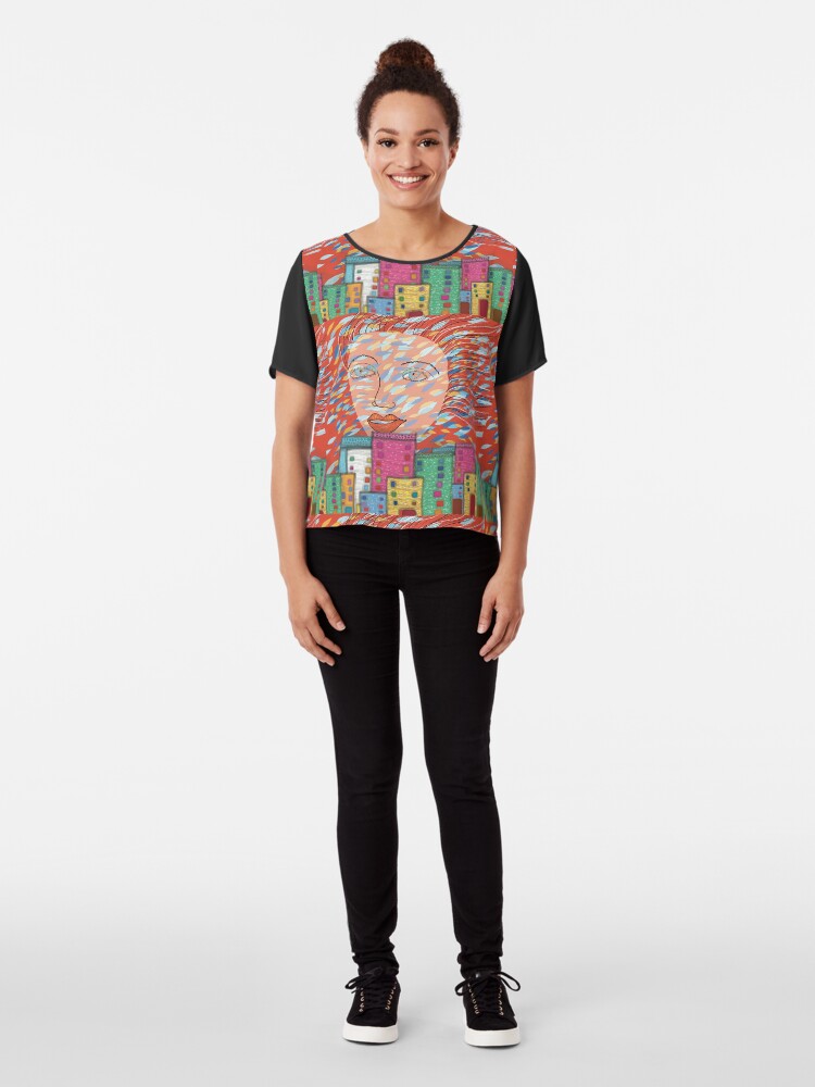Alternate view of The Spirit of Autumn Chiffon Top