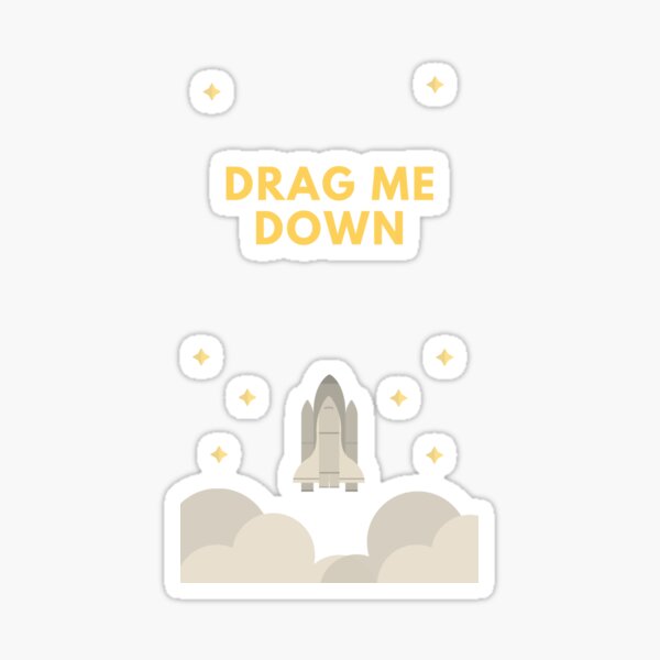 Sticker Zieh Mich Runter Redbubble