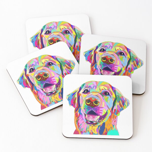 Item preview, Golden retriever portrait designed and sold by SadhasNost.
