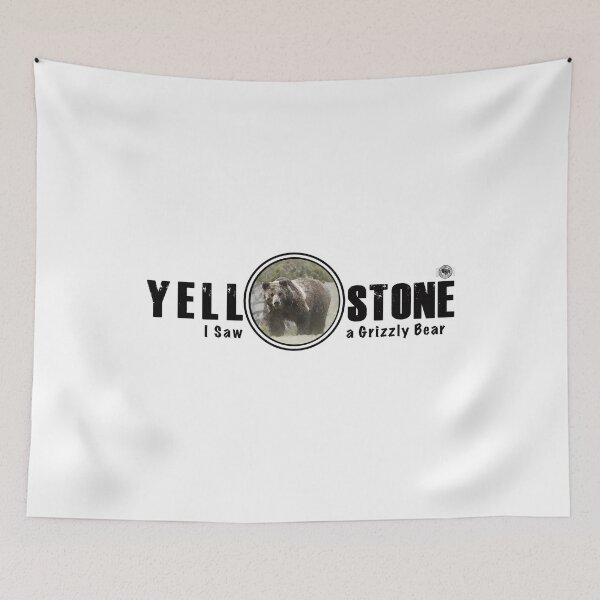 Item preview, I Saw a Grizzly Bear, Yellowstone National Park - grizzly bear designed and sold by SmyrnaBuffalo.