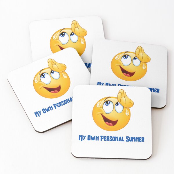 Item preview,  My Own Personal Summer-Funny Overheated Yellow Face Charcter designed and sold by Trendi61.