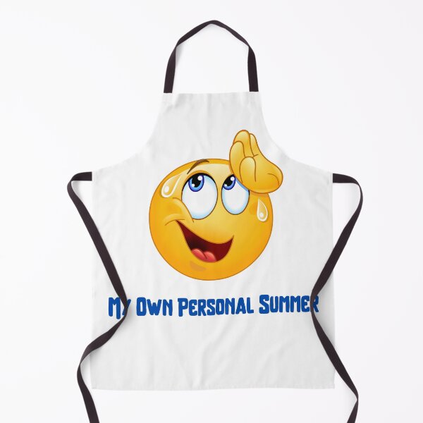 Item preview, My Own Personal Summer-Funny Overheated Yellow Face Charcter designed and sold by Trendi61.