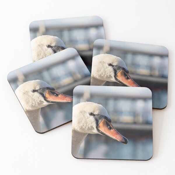 Item preview, Retrato de cerca de un gran cisne blanco designed and sold by brambillasimone.