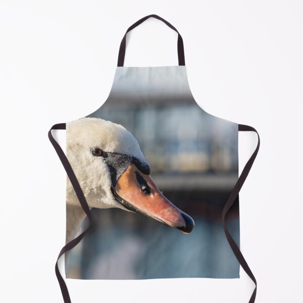Item preview, Close up portrait of great white swan designed and sold by brambillasimone.