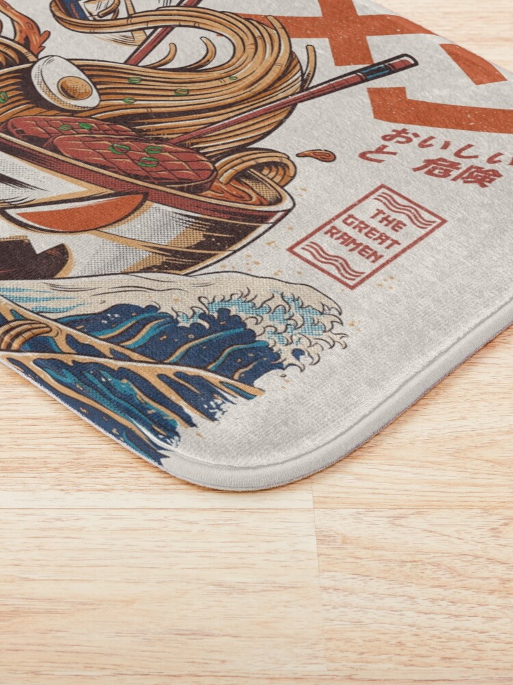 Alternate view of The Great Ramen off Kanagawa Bath Mat