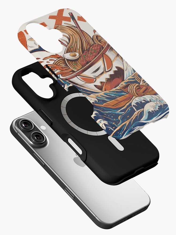Thumbnail 2 of 4, iPhone Case, The Great Ramen off Kanagawa designed and sold by ilustrata.
