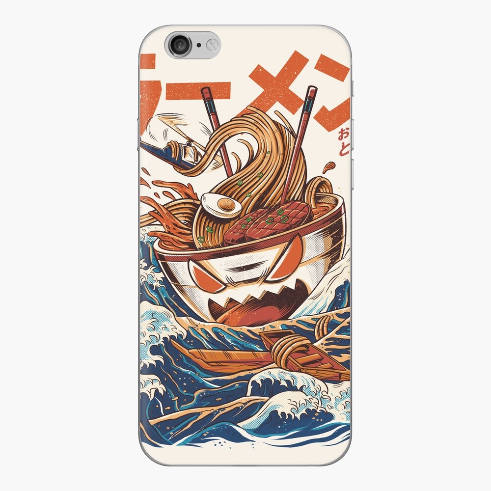 The Great Ramen off Kanagawa iPhone Skin