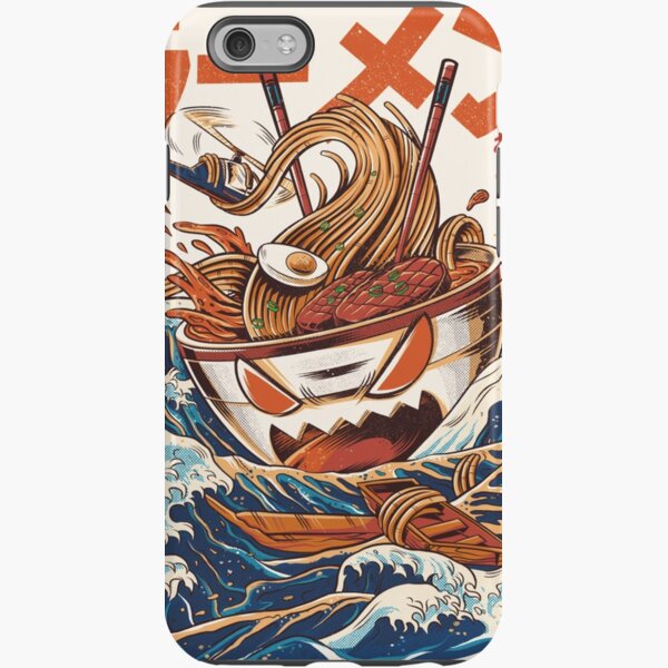 El gran ramen de Kanagawa Funda resistente para iPhone