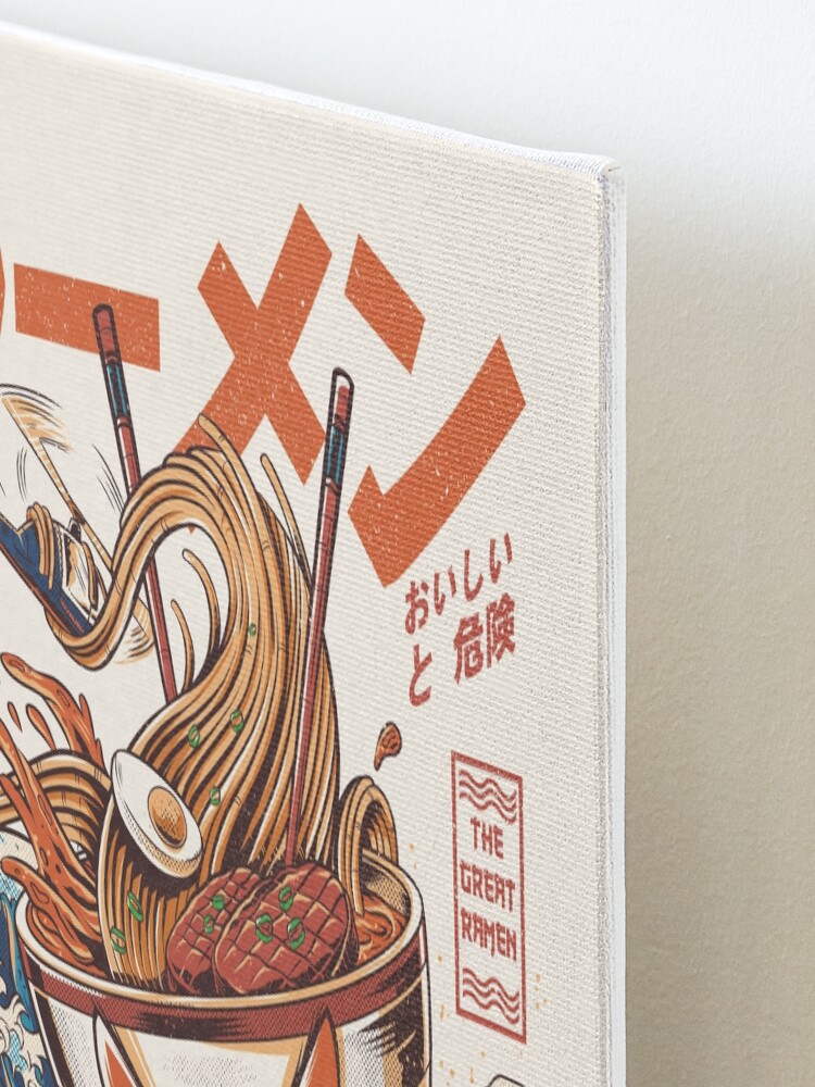 Alternate view of The Great Ramen off Kanagawa Mounted Print