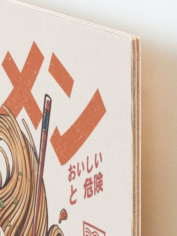 Alternate view of The Great Ramen off Kanagawa Mounted Print