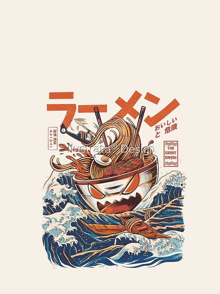 The Great Ramen off Kanagawa by ilustrata