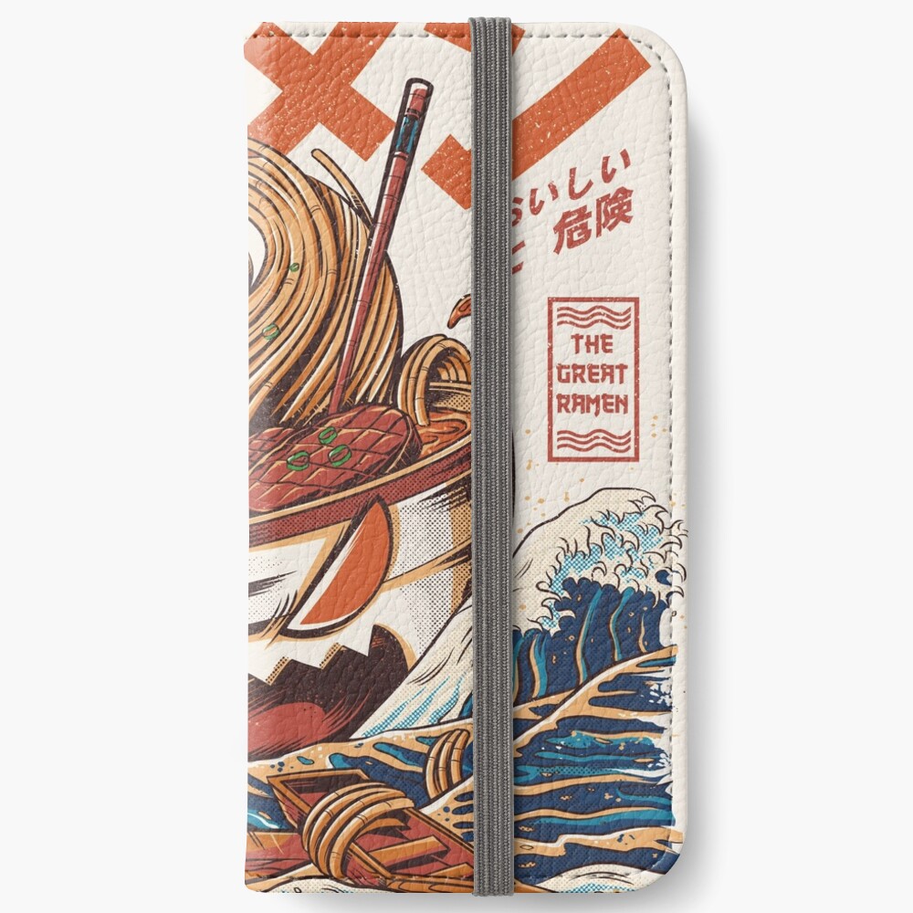 The Great Ramen off Kanagawa iPhone Wallet